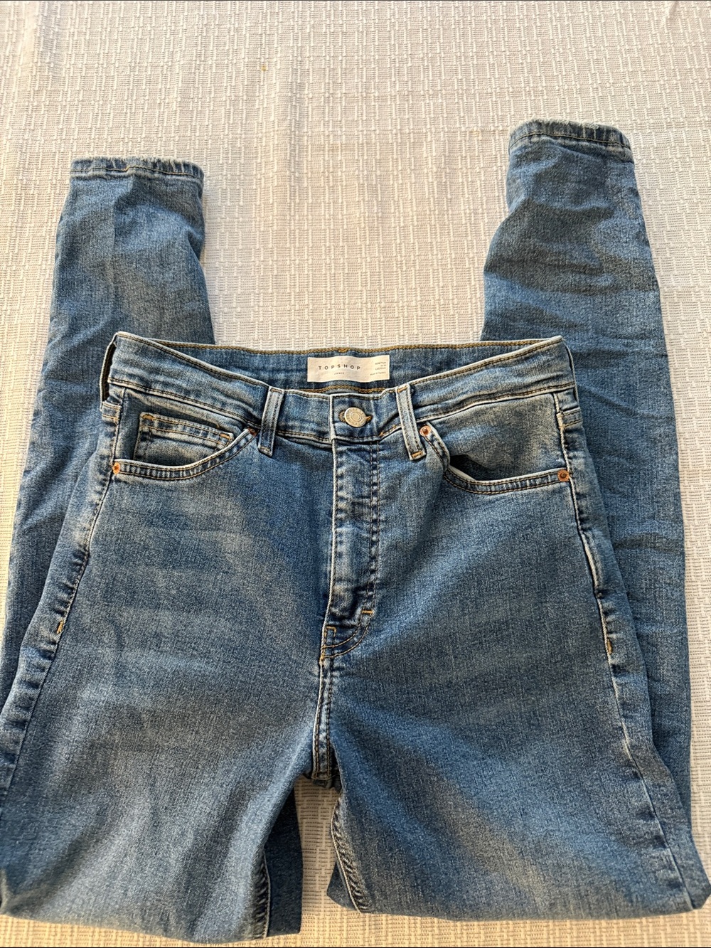 Topshop Jamie Light Blue Denim Jeans
